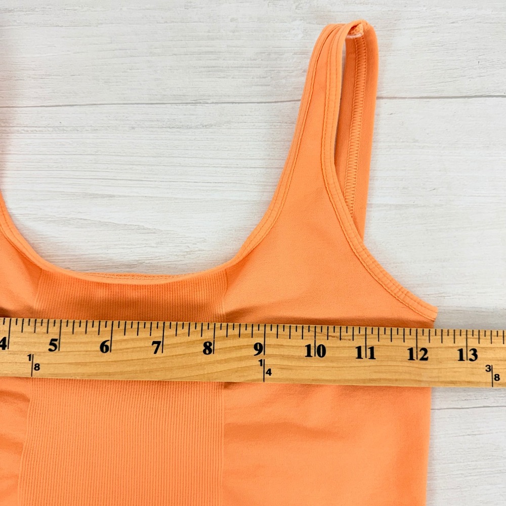 Free People Movement x The Class Bodysuit Womens XS/S Orange Seamless Pilates - Picture 10 of 13